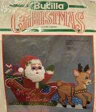 Dashing Through the Snow -Christmas Doorstop Plastic Canvas Kit - Bucilla 61114