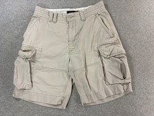 Polo Ralph Lauren Classic Solid Cotton Cargo Shorts Men's 34 Tan - 9"