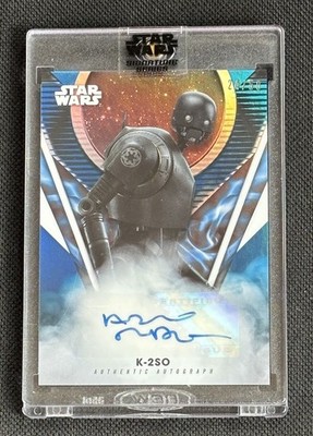 Alan Tudyk as K-2SO /50 Encased Auto - Topps Rogue One A Star Wars Story A-AT