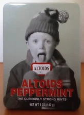 Altoids Peppermint Tin - Boy with Tongue Frozen - Empty 
