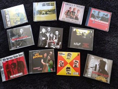 Rockabilly Psychobilly CD Konvolut The Meteors Brian Setzer The Escalators