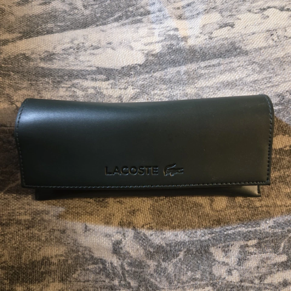 Gafas de sol para hombre Lacoste L734S en negro/azul en increíbles condiciones con estuche Foto 4 de 4