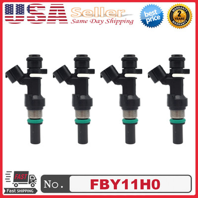 New OEM 4PCS Fuel Injectors FBY11H0 For NISSAN MICRA K13 2010-2016 16600-1HC0A