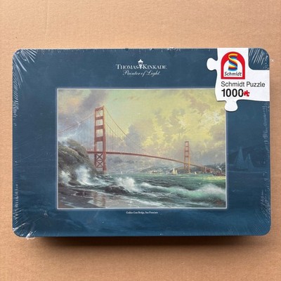 Puzzle Thomas Kinkade Golden Gate Bridge 1000 Teile Schmidt jigsaw 1995 ovp neu