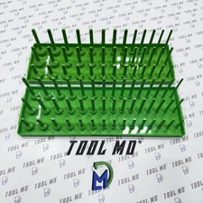Snap-on Tools Usa 38 Drive Metric Sae 3-row Socket Trays Green Ka383frgn