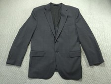 Jos A Bank Traveler Tech Blazer Jacket Mens 46R Gray Slim Fit Sport Coat