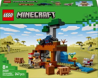 Lego Minecraft 21269 Expedition in die Gürteltiermine »