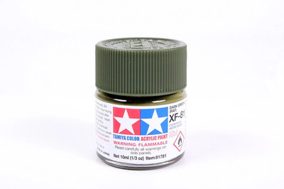 Tamiya Acrylic Paint Series X-1 to X-35 and XF-1 to XF-93