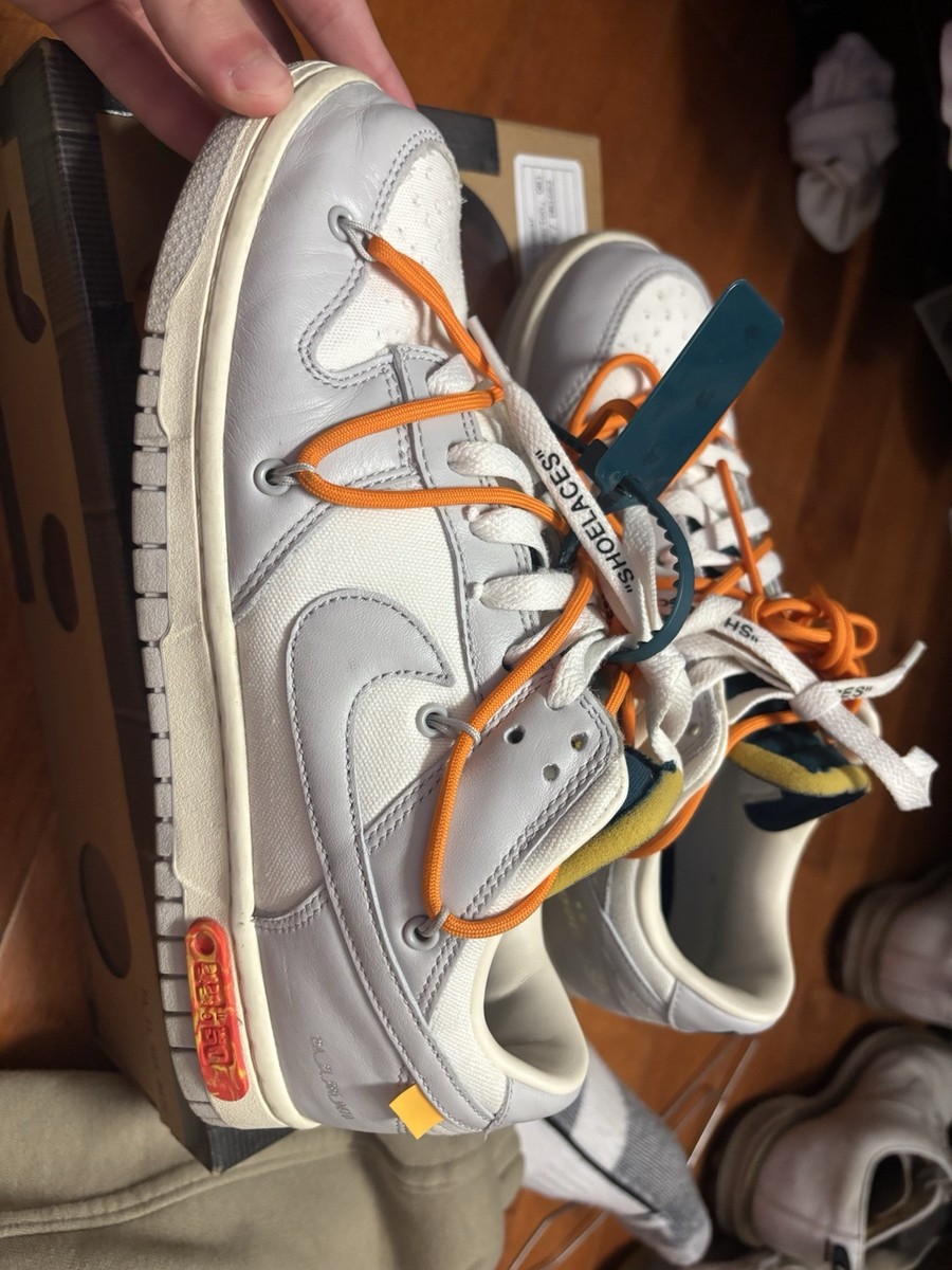 Size 8.5 - Off-White x Nike Dunk Low Lot 44 of 50 for sale online