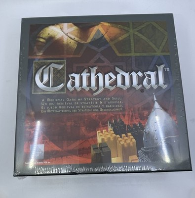 Cathedral Board Game A Medieval Game of Strategy & Skill Wood Pieces New Sealed