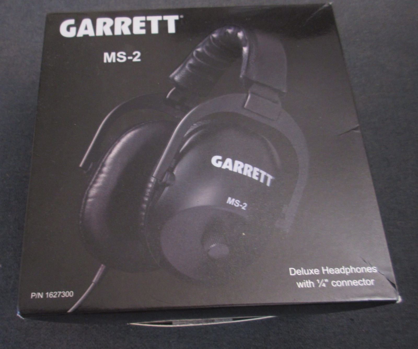 Garrett MS-2 Headphones w/ ¼" Jack for Garrett Metal Detectors 1627300, NEW jce