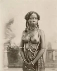 Portrait of a young woman Ethiopia 1901 OLD PHOTO