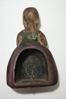Antique Cast Iron Dutch Girl Doorstop, 6.25" tall — photo 4