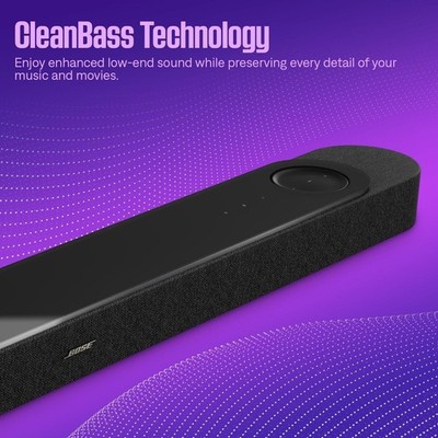 Bose Lifestyle Ultra Soundbar Black 892930-1100 Dolby Atmos Wi-Fi Alexa