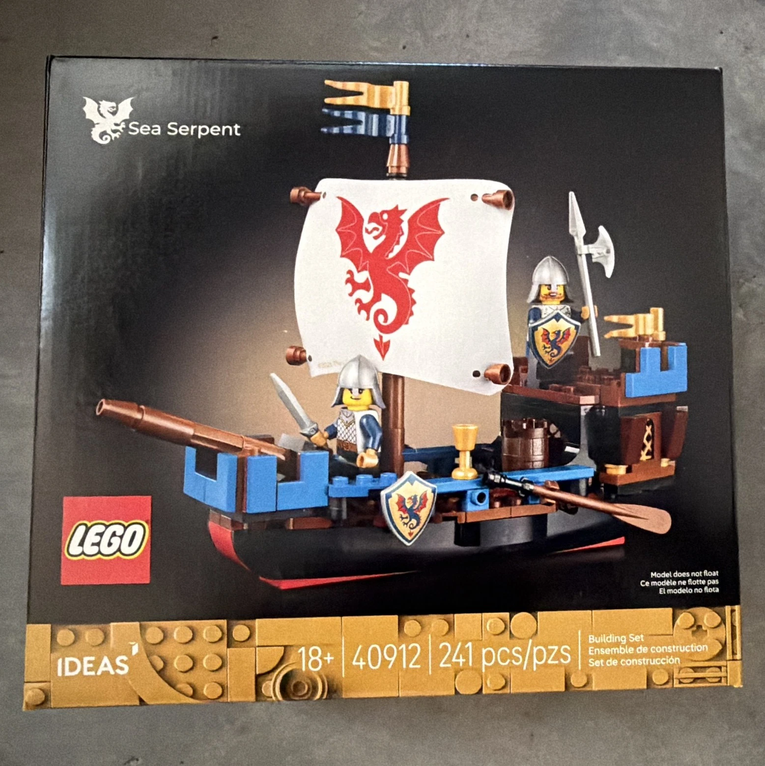 LEGO Ideas Sea Serpent 40912 Complete Set 241 pcs 18+ Limited Edition