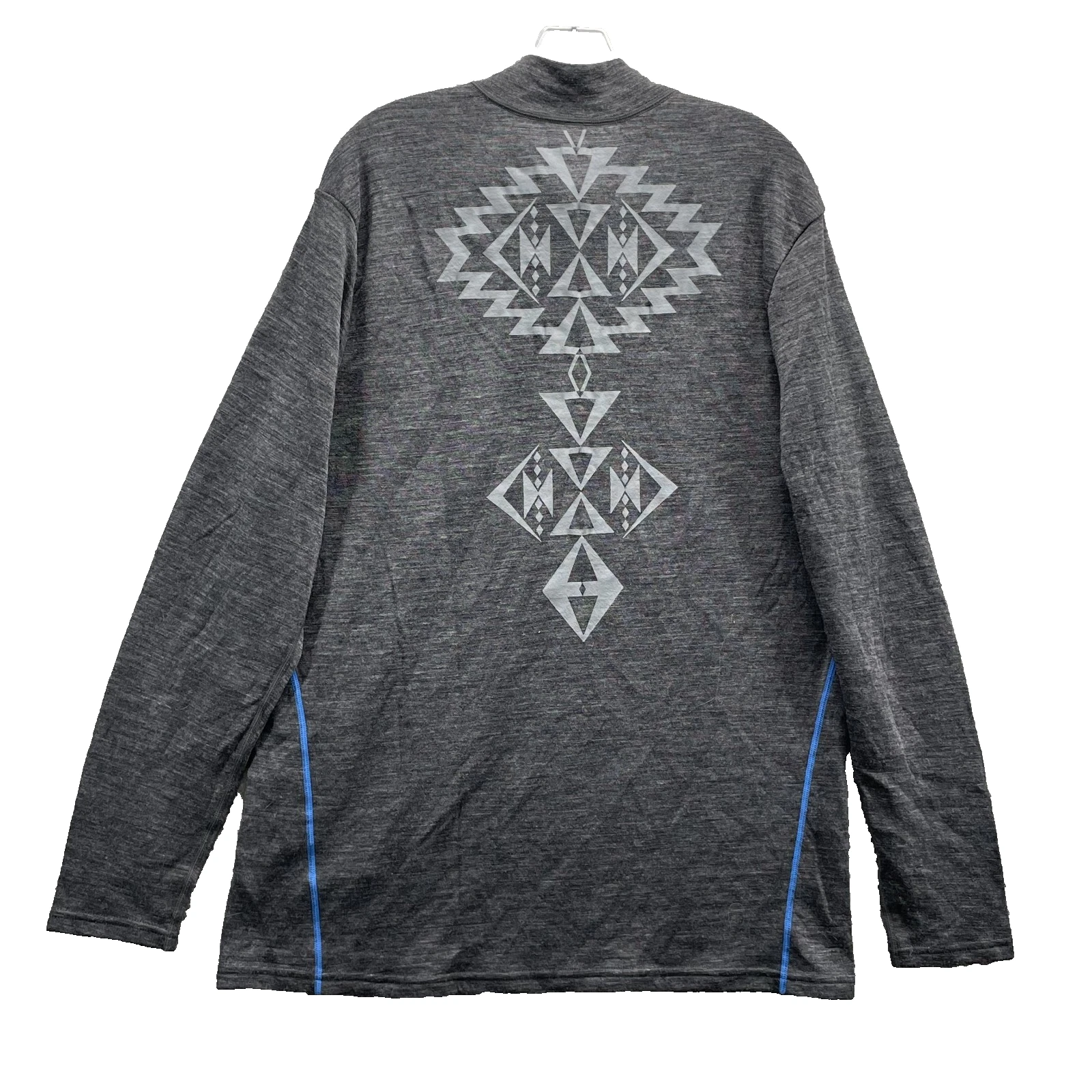 Pendleton Merino Wool Blend Pullover Men XL Base Layer Southwestern Running Hike