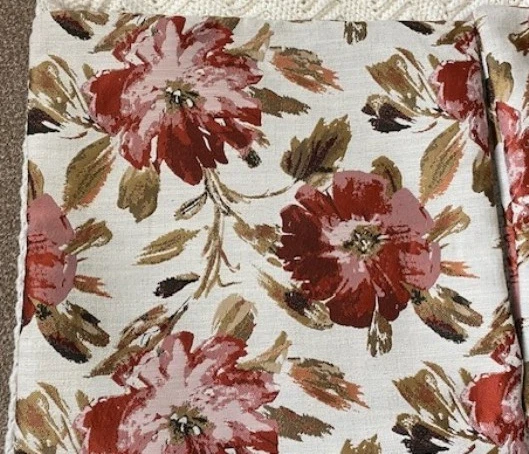 Juego de 3 fundas de almohada HECHAS A MANO damasco/tapiz con cremallera 2 son 19" y 1-17" Foto 4 de 4