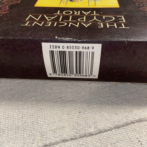 The Ancient Egyptian Tarocchi Clive Barrett 1994 Mazzo di libri e carte in scatola RARO FUORI PRODUZIONE - Foto 3 di 8