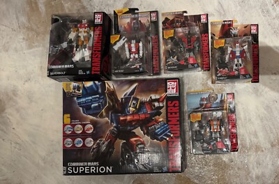 Transformers Combiner Wars Superiorion G1 set of  & G2 BOTH & Legends Powerglide