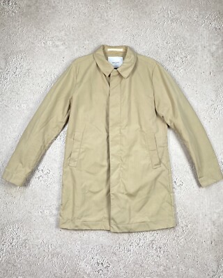 Norse Projects Thor Rain Cotton Coat Jacket Mens Size M Beige