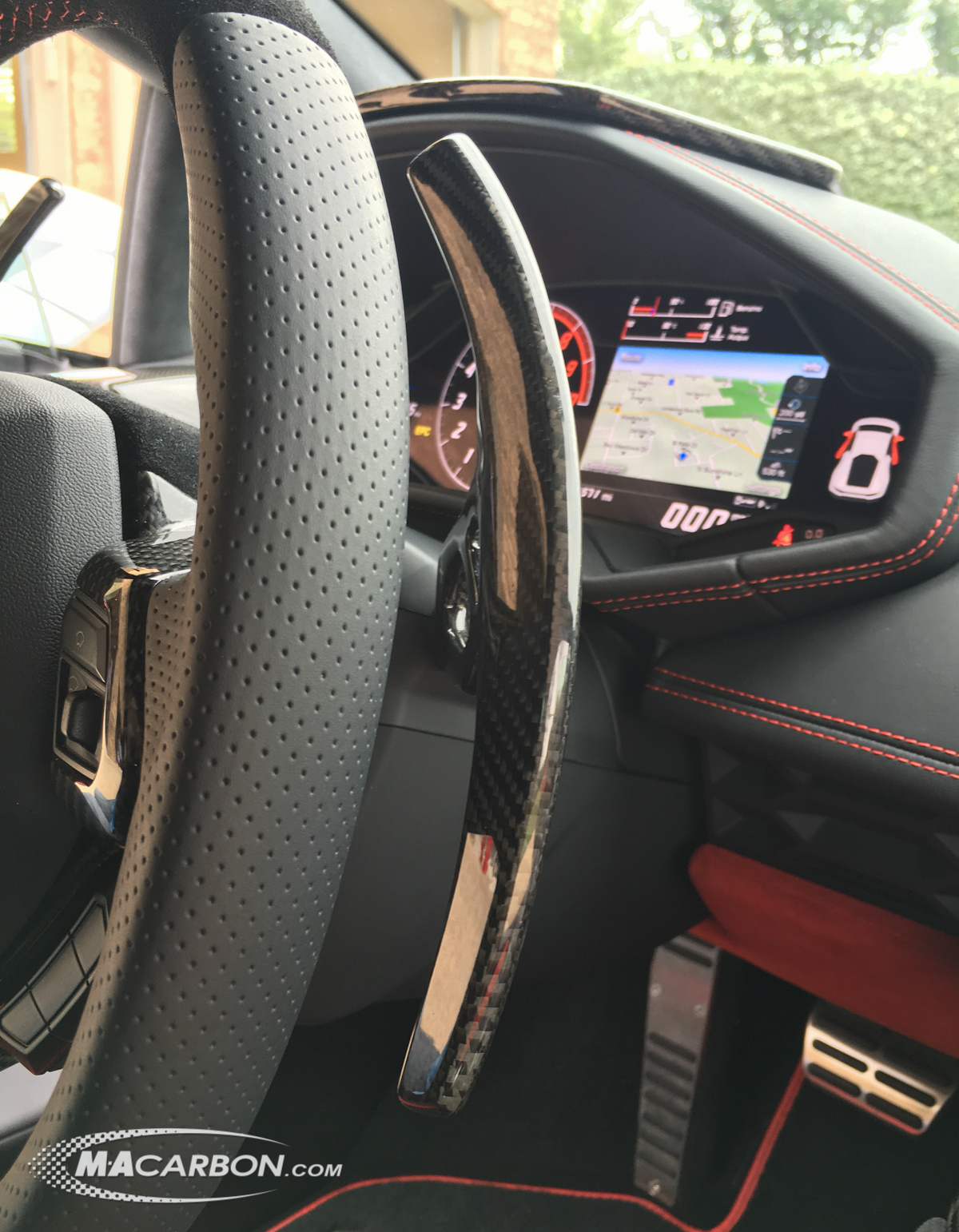 MAcarbon Lamborghini Huracan Carbon Fiber Paddles