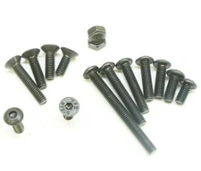 Premium M3 Hard Steel Screws for RC Car - 10pc Metric Button Head & Flat Head