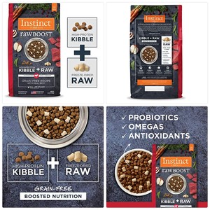 instinct raw boost grain free recipe natural dry dog food