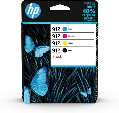 hp 912 Multipack * NEU * 6ZC74AE  Komplettset BK,C,M,Y Hp OfficeJet 8010