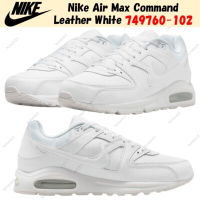 Nike Air Max Command Leather White 749760-102 Men's Size | eBay
