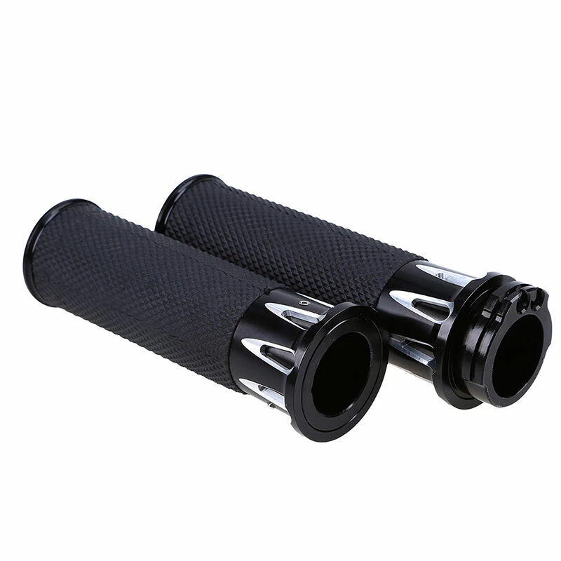 1-дюймовая алюминиевая и резиновая гелевая ручка дроссельной заслонки руля нескользящая ручка для Harley - Изображение 4 из 4