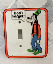 Vintage Goofy light switch cover Disney Glow ...