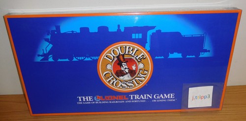 LIONEL TOY TRAINS DOUBLE CROSSING BUILDING RAILROADS BOARD GAME NEW SEALED 22000