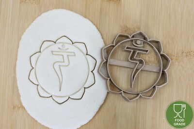 7 Chakra Manipura Ausstechform keksausstecher PLA ca.8cm