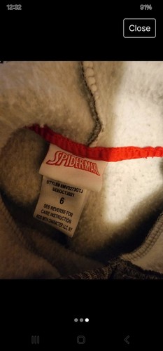 Spiderman Hoodie - Picture 3 of 3