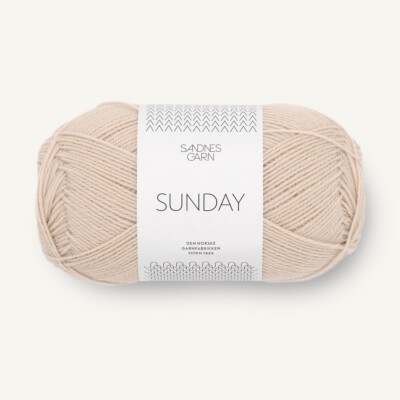 SUNDAY von SANDNES GARN - MARSIPAN (2321) - 50 g / ca. 235 m Wolle