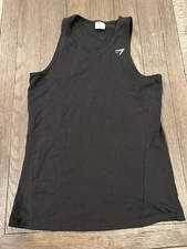 Men's Gymshark Bodybuilding Crossfit Weightlifting Stringer Tank Top Small New