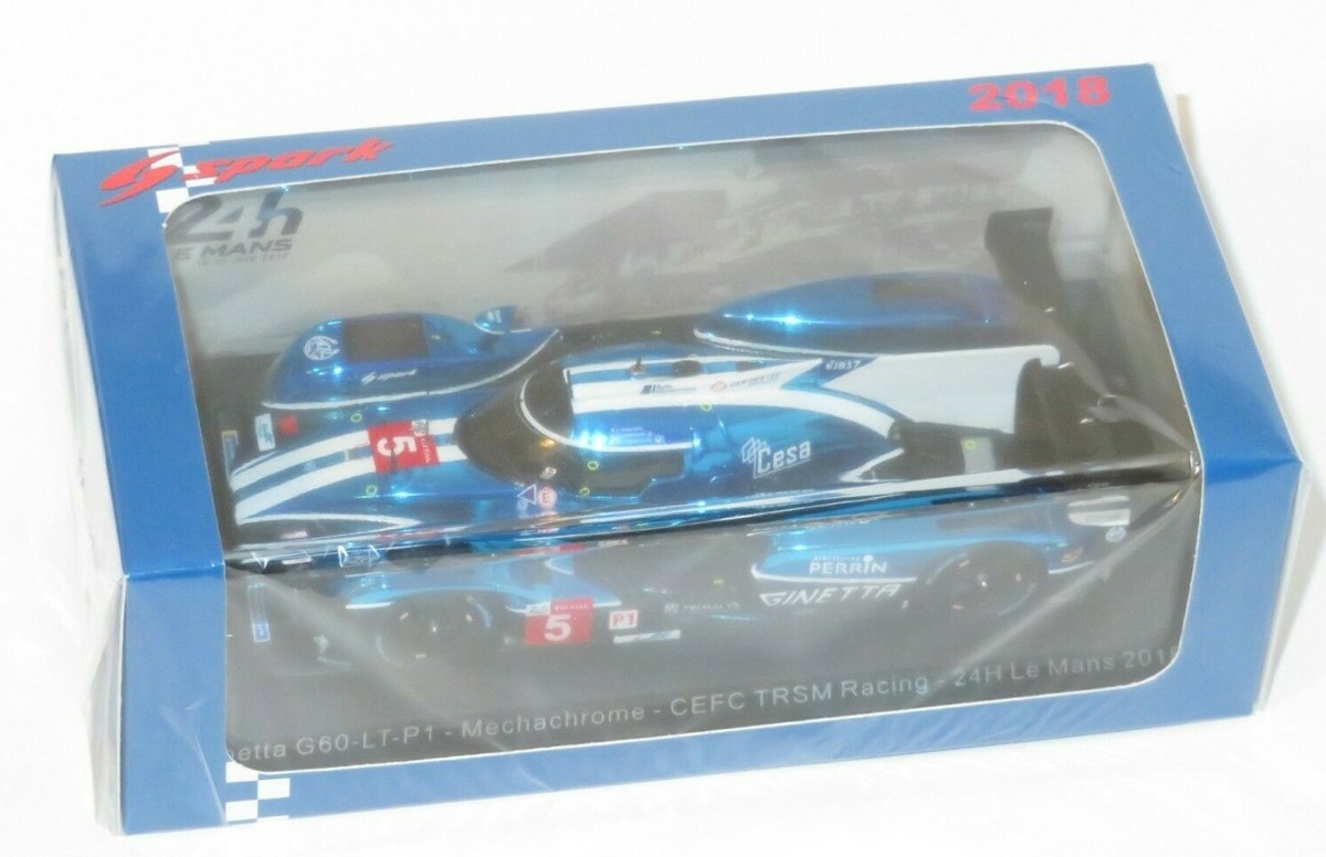 Miniature Spark 1/43 Ginetta G60 LT P1 #5 Le Mans 2018, Neuve
