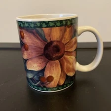 Lang and Wise “Sunny Faces” Collector Coffee Mug Cup 1997 Artist: Anna Krajewski