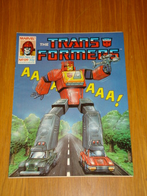 TRANSFORMERS BRITISH WEEKLY #139 MARVEL UK COMIC 1987