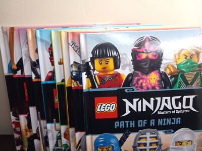 Lego Ninjago Lot of Books Skeletons,Enemies, Sky Pirates
