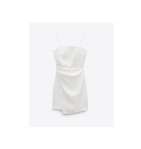 bridal sequin mini dress Shop Ladivine CM375 Silver Strapless Plunging Sequin Fringe Short Cocktail Dress