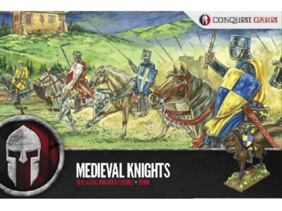 Conquest Games 28mm Medieval Knights- For SAGA, Hail Ceasar & Dark Age Games