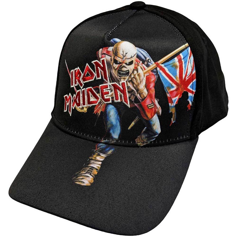 IRON MAIDEN　キャップ Iron Maiden - The Trooper Embroidered Logo Official Licensed