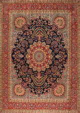 Orientteppich Echter Handgeknüpfter Perserteppich Nr. 4466 (380 x 268)cm 