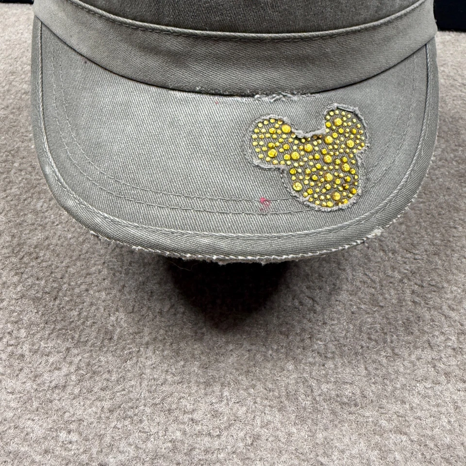 Gorra de patrulla para mujer Disney talla única verde gris logotipo de Mickey sombrero de patrulla de colección Y2K Foto 3 de 4