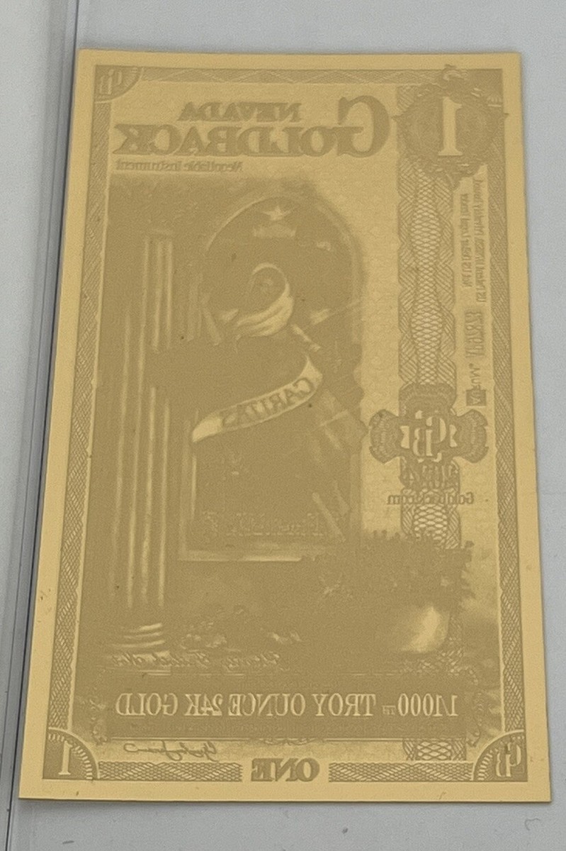 1 Nevada Goldback 1/1000th Troy Ounce 24k Gold | eBay