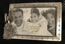 Fetco Silver Colored 6 X 4 Metal Photo Frame   Family  