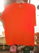 Uni-Sex Gildan  Orange / Solid Short Sleeve  T-Shirt