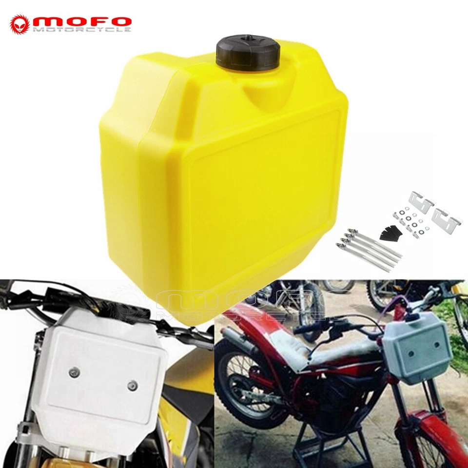 Tanque de combustible auxiliar delantero de 1,3 galones para moto todoterreno para EXC WR RM RMX 150 250 Foto 2 de 4