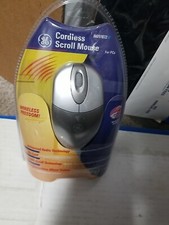 General Electric GE H097872 Cordless Scroll Mouse for PCs; Wireless- NEW SEALED